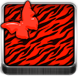 THEME - Red Zebra Butterfly icon