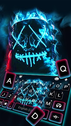 最新版 クールな Neon Fire Purge Man のテーマキーボード Androidアプリ Applion