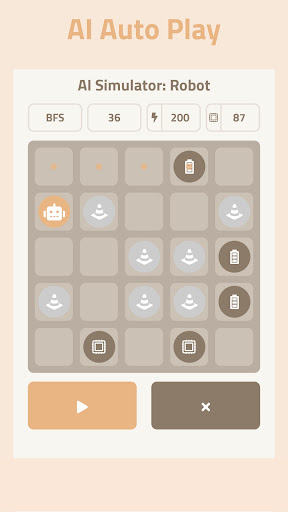 Android application AI Simulator: Robot screenshort