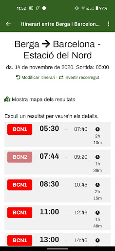 Mobilitat Berguedà - Horaris B Screen 2