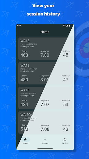 Android application Archer Assist screenshort