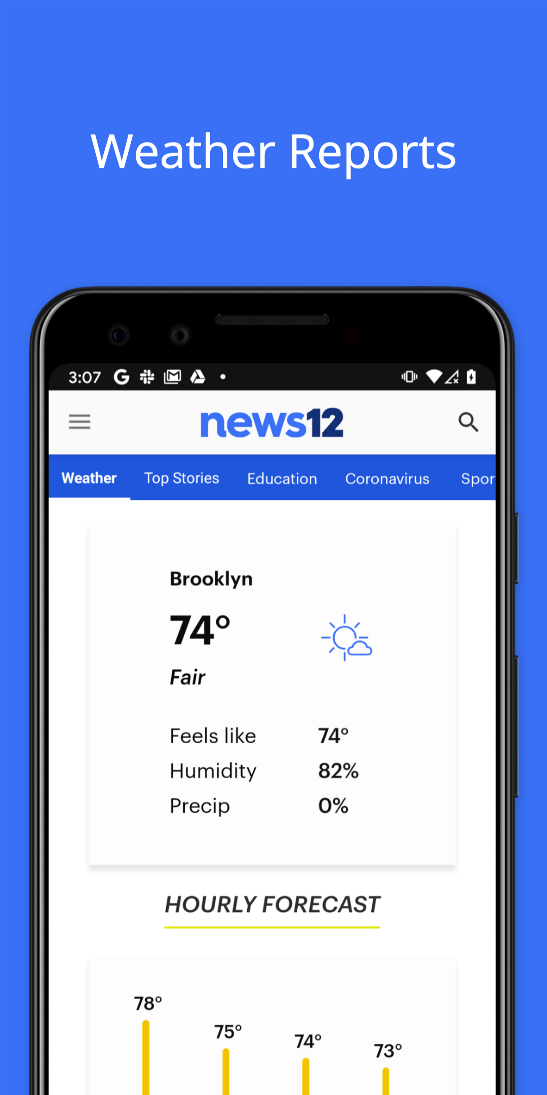 Android application News 12 screenshort