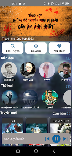 Android application Nghe Truyện Ma screenshort