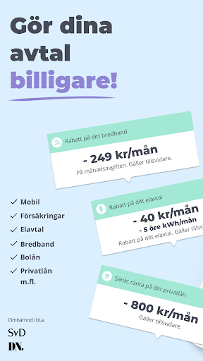 Android application Påmind screenshort