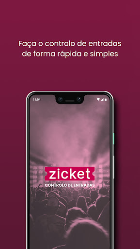Android application Zicket screenshort