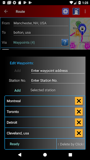 EV Station Finder USA&CAN Screen 2