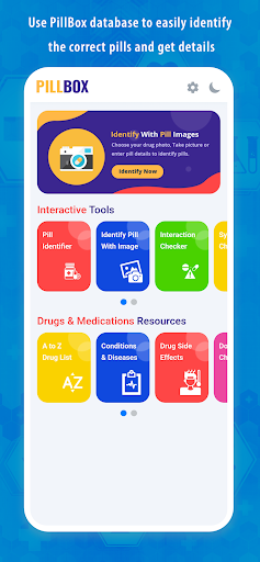 Android application PillBox - Pill Recognizer App screenshort