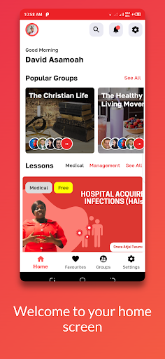 LifeNet E-Learning Screen 2