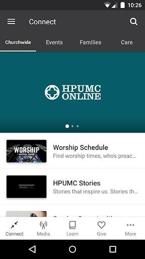 Android application HPUMC screenshort
