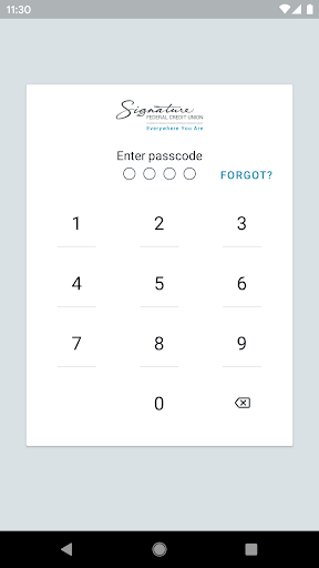 Android application SFCU Mobile Banking screenshort