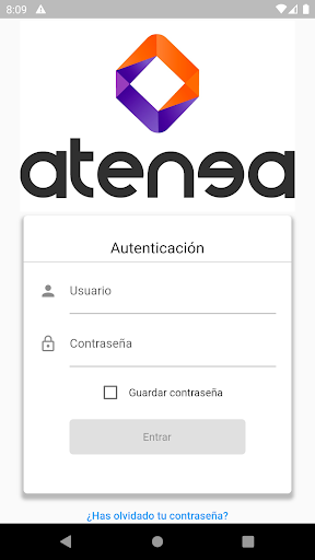Android application Atenea Workspace screenshort