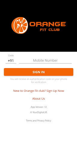 Orange Fit club Screen 2