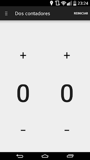 Android application Simple Counter screenshort