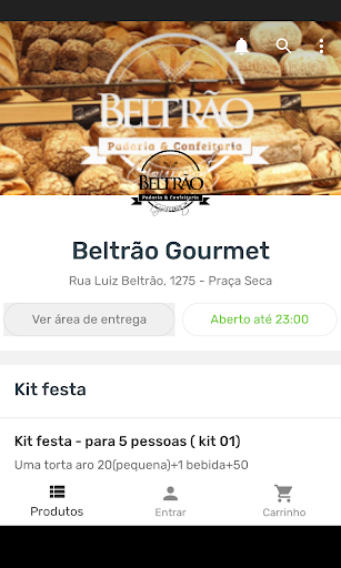 Android application Beltrão Gourmet screenshort