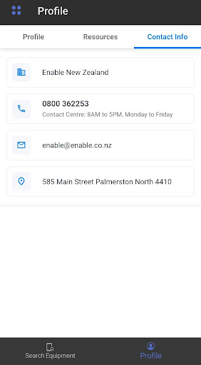 Enable Equipment Maintenance