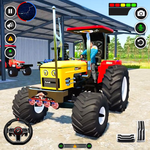 Farmer Tractor Driver Game 3D