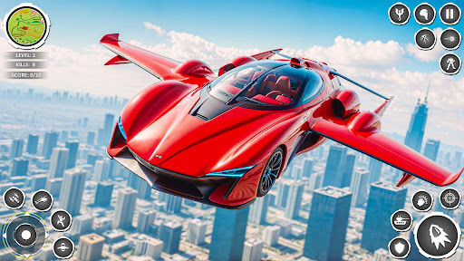 Real Flying Car Robot Shooting Screen 2