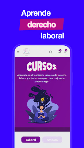 Android application Academia de Derecho Laboral screenshort