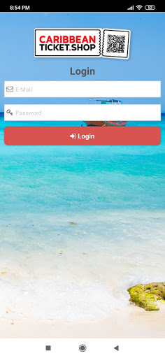 Android application Caribbean Ticketshop screenshort