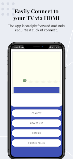 Android application HDMI/USB Tv Connector screenshort