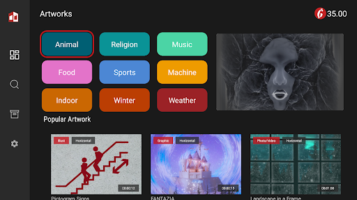 Android application DIGITERIOR TV screenshort
