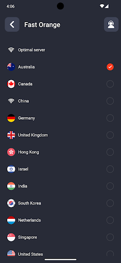 FastOrange VPN Screen 2