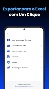 Scanner de Cartão de Visita