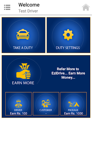 EziDrive - Cab Partner App Screen 2