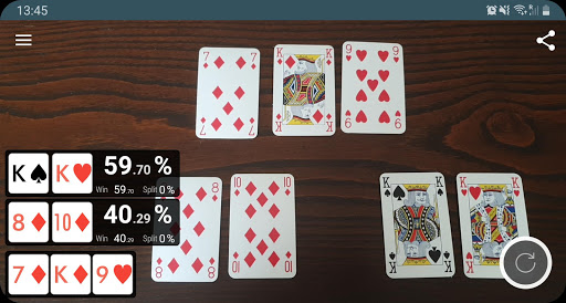 Poker Odds Camera Calculator  screenshots 1