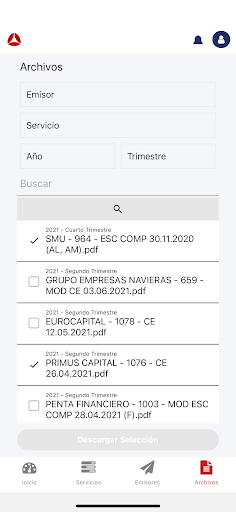 Android application Humphreys Advisors screenshort