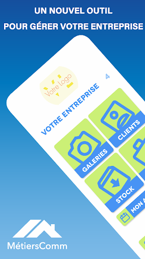 Android application MétiersComm screenshort