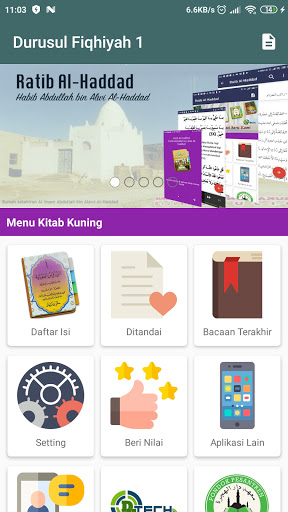 Android application Durusul Fiqhiyah Jilid 1 screenshort
