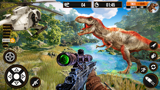 Игры Охотник на динозавров