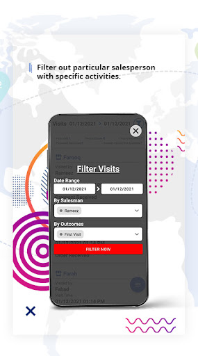 Salesman Tracking App Screen 3