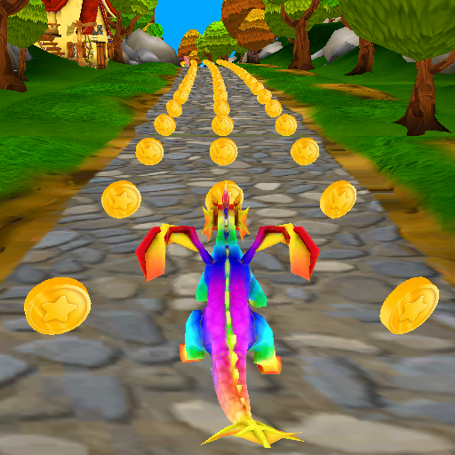 Flying Dino Dragon World Run  Icon