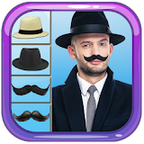 Man Hat & Mustache PhotoEditor icon
