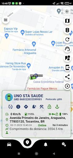 Android application SegCar Gps screenshort