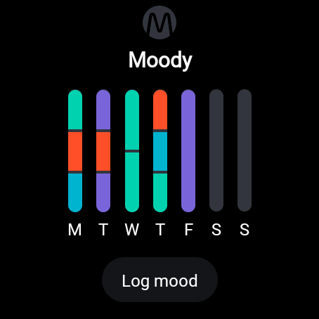 Android application Moody screenshort