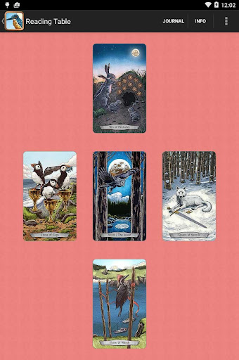 Screenshot of Animal Totem Tarot
