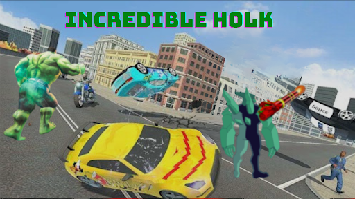 Incredible Holk: Fight In City Screen 3
