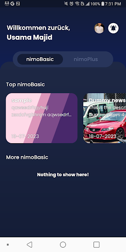 nimoSignals Screen 2