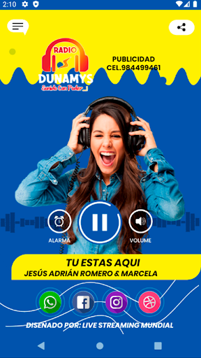 Radio Dunamys Screen 2