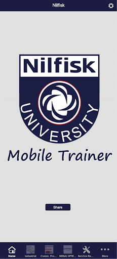 Android application Nilfisk University Mobile screenshort
