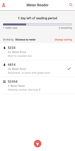 Android application Metry Readings screenshort