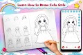 screenshot of Learn to Draw Cute Girls
