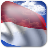 3D Indonesia Flag icon