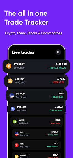 Android application UltraTrader - Trading Journal screenshort