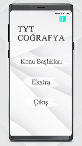 Android application TYT Coğrafya Platin screenshort