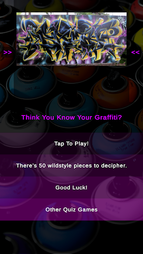 Android application Wildstyle Graffiti Paint Quiz screenshort