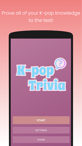 Android application Kpop Trivia Quiz screenshort